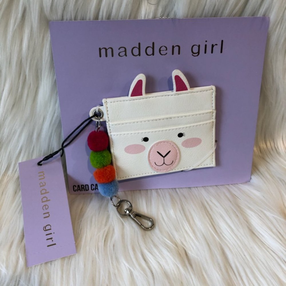 Madden Girl Llama Card Case